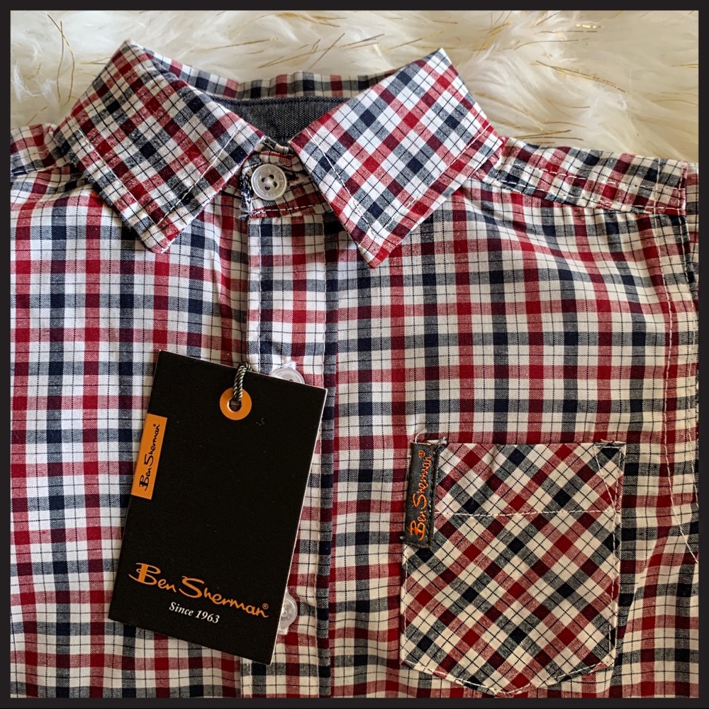 “SOLD”25Original Ben Sherman Button Down! NWT